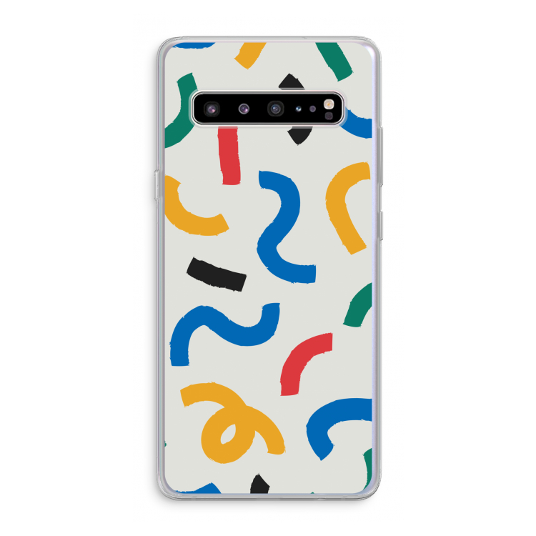 CaseCompany Illustratieve pop 2: Samsung Galaxy S10 5G Transparant Hoesje