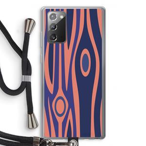 CaseCompany Bast A: Samsung Galaxy Note 20 / Note 20 5G Transparant Hoesje met koord