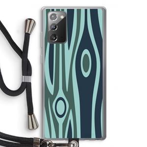 CaseCompany Bast B: Samsung Galaxy Note 20 / Note 20 5G Transparant Hoesje met koord