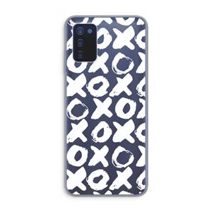 CaseCompany XOXO: Samsung Galaxy A03s Transparant Hoesje