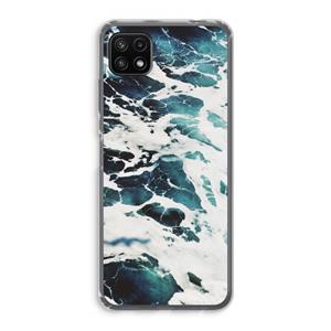 CaseCompany Golven: Samsung Galaxy A22 5G Transparant Hoesje