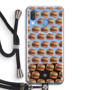 CaseCompany Giants: Samsung Galaxy A40 Transparant Hoesje met koord