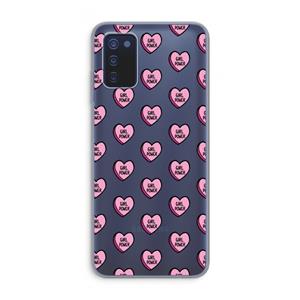 CaseCompany GIRL POWER: Samsung Galaxy A03s Transparant Hoesje