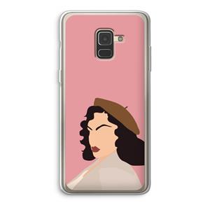 CaseCompany Confidence: Samsung Galaxy A8 (2018) Transparant Hoesje