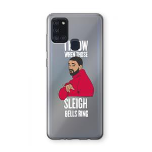 CaseCompany Sleigh Bells Ring: Samsung Galaxy A21s Transparant Hoesje