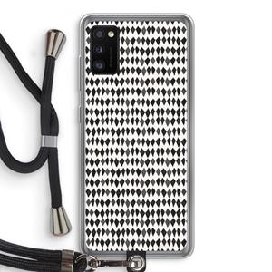 CaseCompany Crazy shapes: Samsung Galaxy A41 Transparant Hoesje met koord