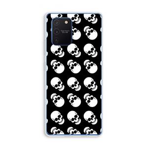 CaseCompany Musketon Skulls: Samsung Galaxy Note 10 Lite Transparant Hoesje