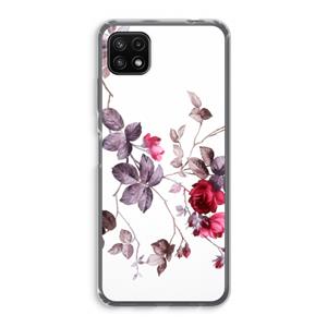 CaseCompany Mooie bloemen: Samsung Galaxy A22 5G Transparant Hoesje
