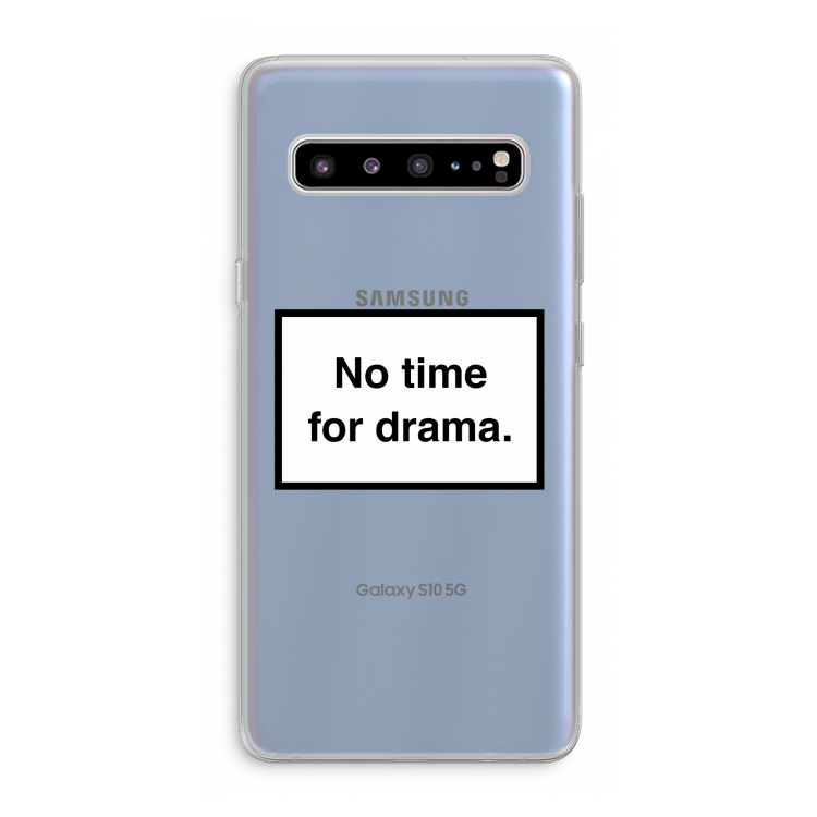 CaseCompany No drama: Samsung Galaxy S10 5G Transparant Hoesje