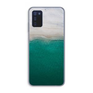 CaseCompany Stranded: Samsung Galaxy A03s Transparant Hoesje