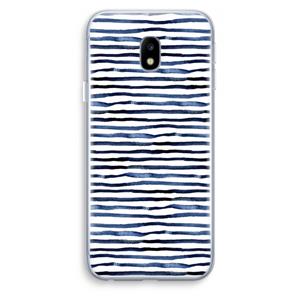 CaseCompany Verrassende lijnen: Samsung Galaxy J3 (2017) Transparant Hoesje