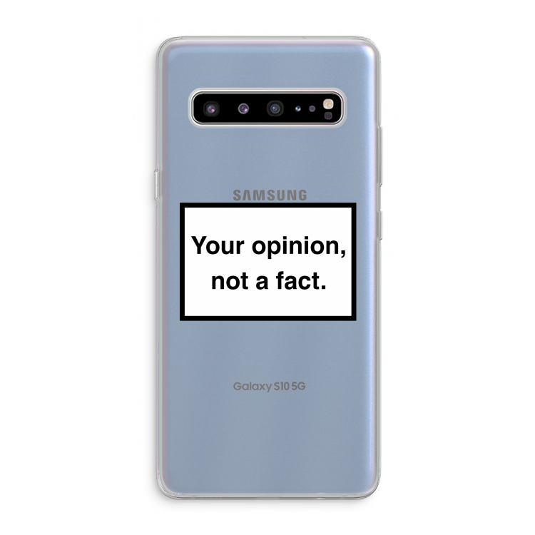 CaseCompany Your opinion: Samsung Galaxy S10 5G Transparant Hoesje