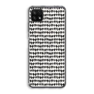 CaseCompany Crazy shapes: Samsung Galaxy A22 5G Transparant Hoesje