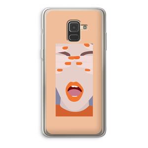 CaseCompany Surprise: Samsung Galaxy A8 (2018) Transparant Hoesje