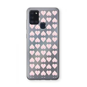 CaseCompany Ass 'n Titties: Samsung Galaxy A21s Transparant Hoesje