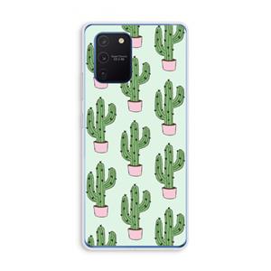 CaseCompany Cactus Lover: Samsung Galaxy Note 10 Lite Transparant Hoesje