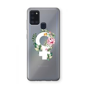 CaseCompany Venus: Samsung Galaxy A21s Transparant Hoesje