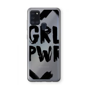 CaseCompany Girl Power #2: Samsung Galaxy A21s Transparant Hoesje