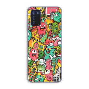 CaseCompany Vexx City: Samsung Galaxy A03s Transparant Hoesje