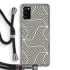 CaseCompany Magic pattern: Samsung Galaxy A41 Transparant Hoesje met koord