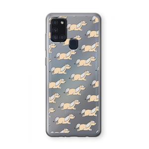 CaseCompany Ponys: Samsung Galaxy A21s Transparant Hoesje