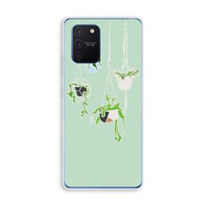 CaseCompany Hang In There: Samsung Galaxy Note 10 Lite Transparant Hoesje