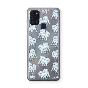 CaseCompany Octopussen: Samsung Galaxy A21s Transparant Hoesje
