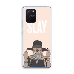 CaseCompany Slay All Day: Samsung Galaxy Note 10 Lite Transparant Hoesje