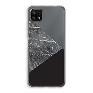CaseCompany Combinatie marmer: Samsung Galaxy A22 5G Transparant Hoesje