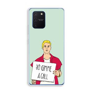 CaseCompany Gimme a call: Samsung Galaxy Note 10 Lite Transparant Hoesje