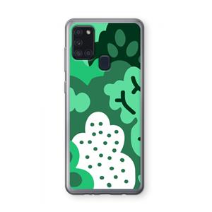 CaseCompany Bushes: Samsung Galaxy A21s Transparant Hoesje