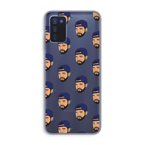 CaseCompany Drake Away: Samsung Galaxy A03s Transparant Hoesje