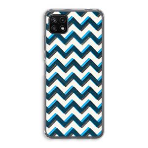 CaseCompany Onderbroken lijn: Samsung Galaxy A22 5G Transparant Hoesje