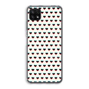 CaseCompany Hartjes: Samsung Galaxy A22 5G Transparant Hoesje