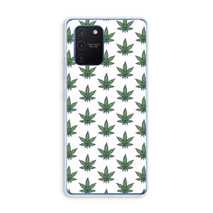 CaseCompany Weed: Samsung Galaxy Note 10 Lite Transparant Hoesje
