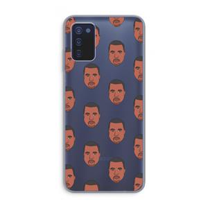 CaseCompany Kanye Call Me℃: Samsung Galaxy A03s Transparant Hoesje