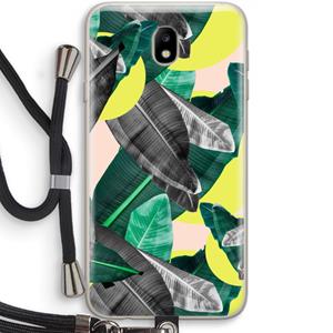 CaseCompany Fantasie jungle: Samsung Galaxy J7 (2017) Transparant Hoesje met koord