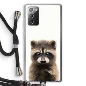 CaseCompany Rocco: Samsung Galaxy Note 20 / Note 20 5G Transparant Hoesje met koord