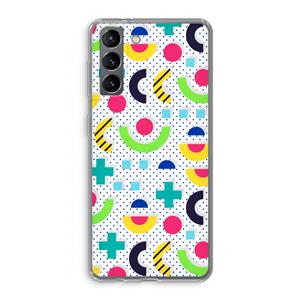 CaseCompany 8-bit N°1: Samsung Galaxy S21 Transparant Hoesje