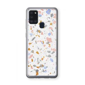 CaseCompany Terrazzo N°8: Samsung Galaxy A21s Transparant Hoesje