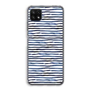 CaseCompany Verrassende lijnen: Samsung Galaxy A22 5G Transparant Hoesje