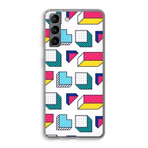 CaseCompany 8-bit N°7: Samsung Galaxy S21 Transparant Hoesje