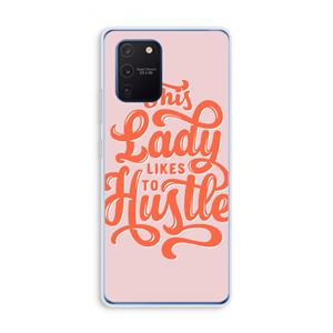 CaseCompany Hustle Lady: Samsung Galaxy Note 10 Lite Transparant Hoesje