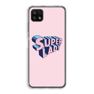 CaseCompany Superlady: Samsung Galaxy A22 5G Transparant Hoesje