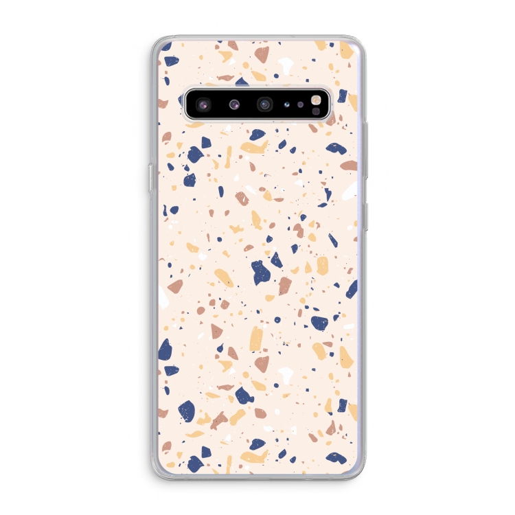 CaseCompany Terrazzo N°23: Samsung Galaxy S10 5G Transparant Hoesje