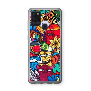 CaseCompany No Rules: Samsung Galaxy A21s Transparant Hoesje