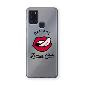 CaseCompany Badass Babes Club: Samsung Galaxy A21s Transparant Hoesje