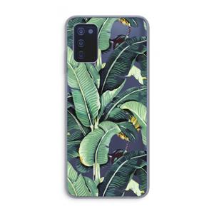 CaseCompany Bananenbladeren: Samsung Galaxy A03s Transparant Hoesje