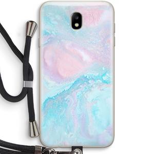 CaseCompany Fantasie pastel: Samsung Galaxy J7 (2017) Transparant Hoesje met koord