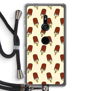 CaseCompany Yummy: Sony Xperia XZ2 Transparant Hoesje met koord